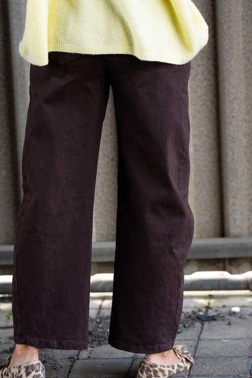 Coole O-Shape Pants “REBECCA” schokobraun (H44)