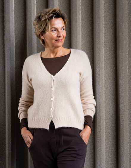 FRAUENSACHE - Kuschelige Strickjacke "SAMIRA" (GW05)