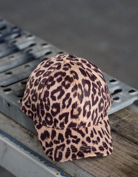 FRAUENSACHE - Basecap in Leo Optik "CHANTAL" (AS15)
