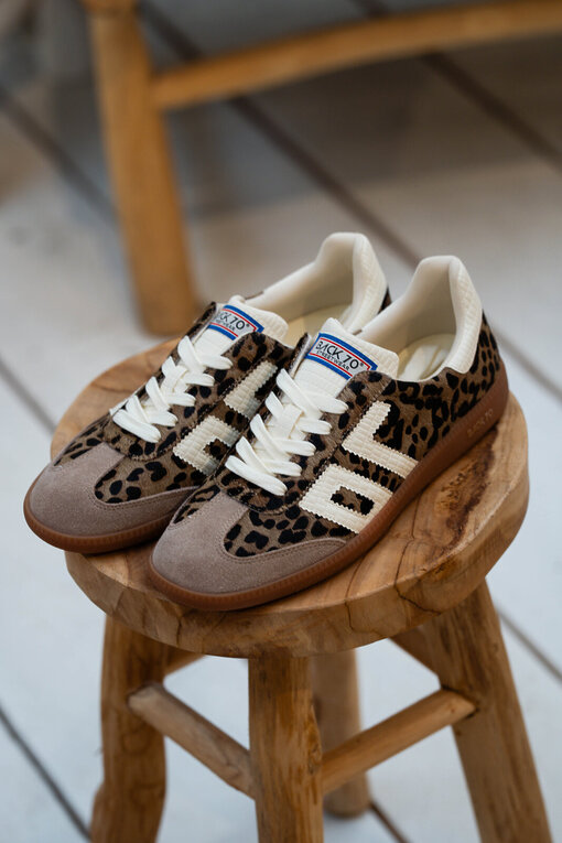 Retro Sneaker “CLOUD” – taupe/milk (BB13)