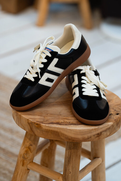 Retro Sneaker “CLOUD” – black/milk (BB14)