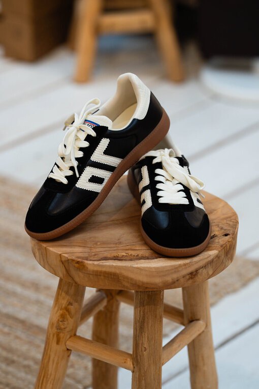 Retro Sneaker “CLOUD” – black/milk (BB14)