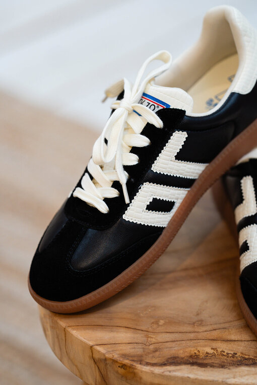 Retro Sneaker “CLOUD” – black/milk (BB14)