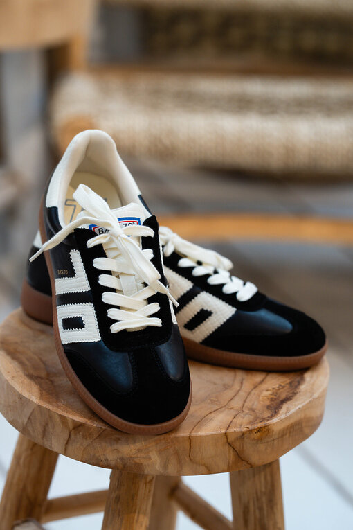 Retro Sneaker “CLOUD” – black/milk (BB14)