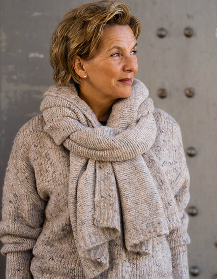 MSϽW - Kuscheliger Schal mit Wolle "SCARF" (MSC14)