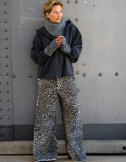 10DAYS - Wide Jogger in Leo Optik "JASMIN" (10D19)