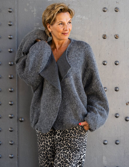 10DAYS - Oversized Ballon-Strickjacke "ALICE" (10D58)