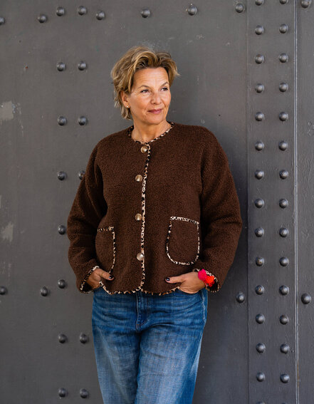 FRAUENSACHE - Trendige Teddyjacke "ZAYLA" (GW97)