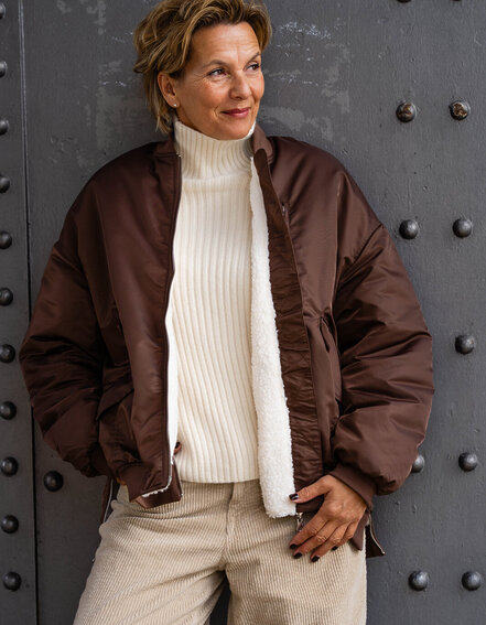 FRAUENSACHE - Coole Bomberjacke "LORETTA" (GW105)