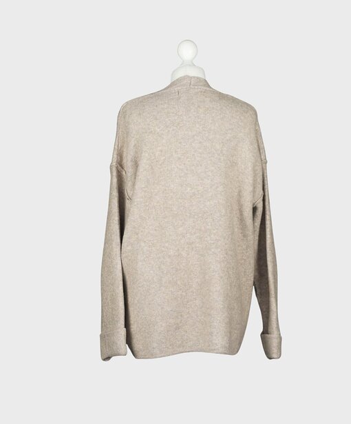 Warmer Cardigan “GIULIA” taupe (GW40)