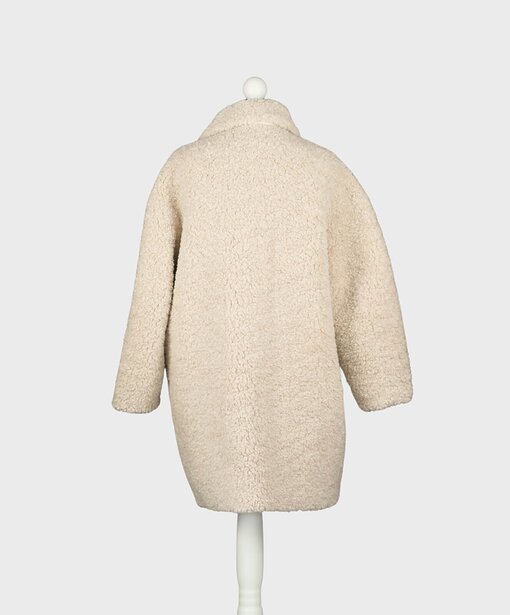 Teddyjacke mit Wolle “SANNA” beige (GW77)