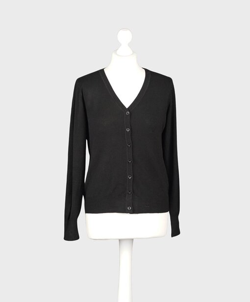 Feiner Cardigan “FIONA” schwarz (GW61)