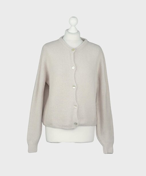 Kuschelige Strickjacke “NELE” beige (GW214)