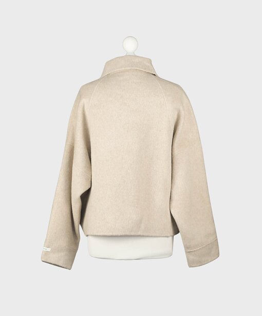 Wolljacke mit Cashmere “CARLA” beige (GW79)