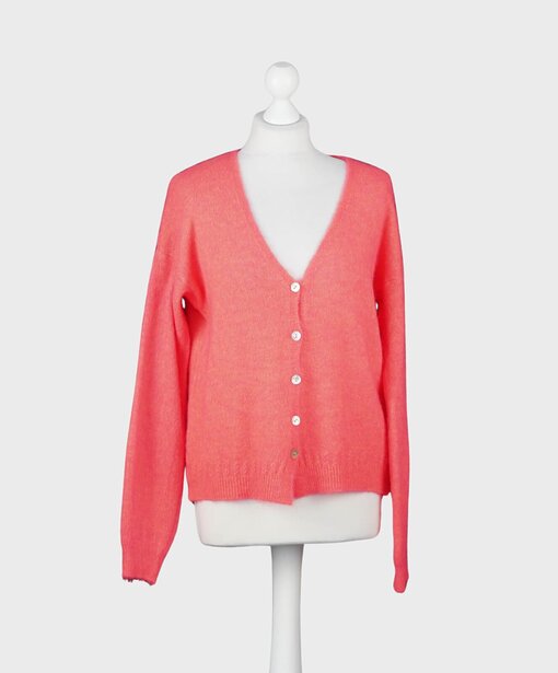Kuschelige Strickjacke “SAMIRA” coral (GW05)
