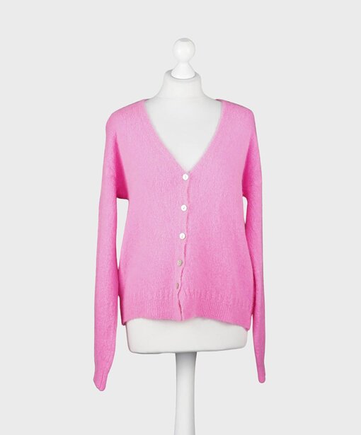 Kuschelige Strickjacke “SAMIRA” pink (GW05)