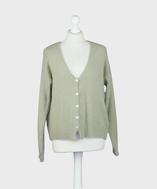 Kuschelige Strickjacke “SAMIRA” khaki (GW05)