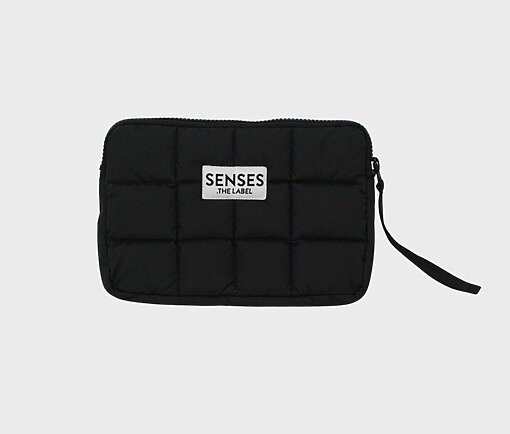 Puffer Kosmetik Bag “ALLISON” black (SE39)