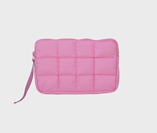 Puffer Kosmetik Bag “ALLISON” rose pink (SE39)