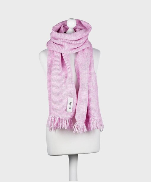 Kuscheliger Schal “ALPA” rose pink melange (SE36)