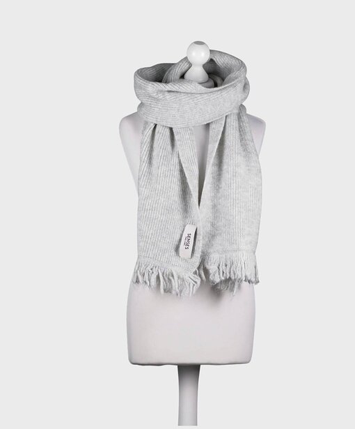 Kuscheliger Schal “ALPA” cozy grey melange (SE36)