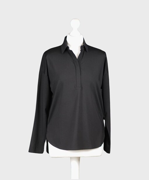 Feines Blusenshirt “VANITA” black (HL14)