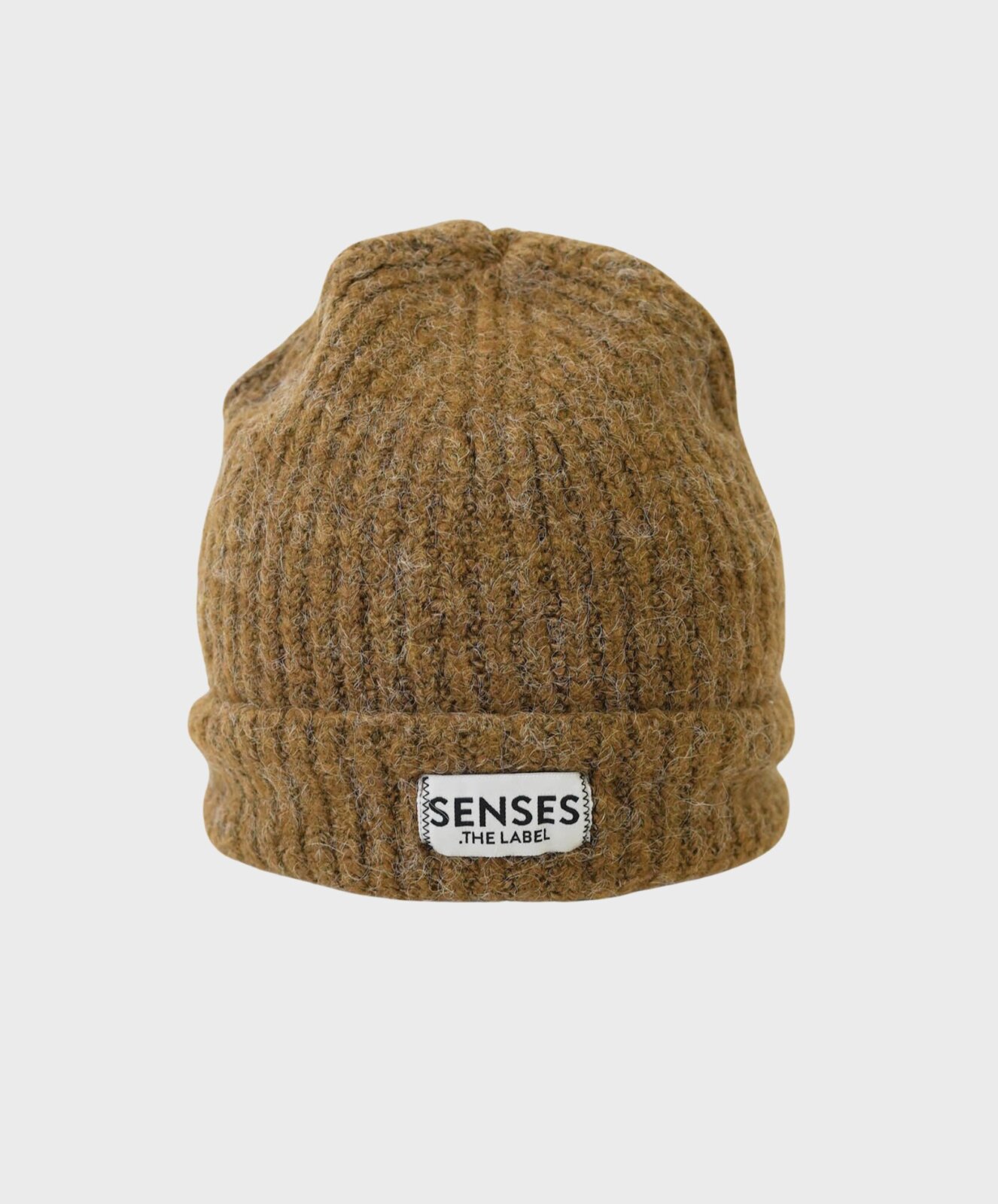 Grobstrick Mütze “ALPS” light cognac (SE35)