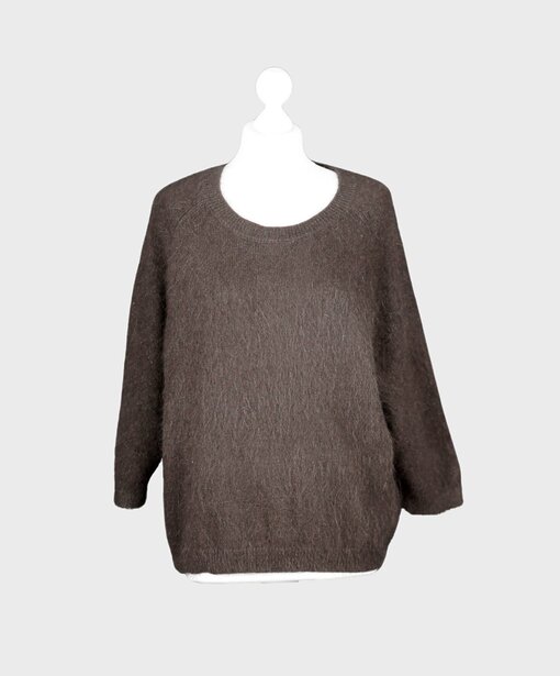 Kuscheliger Strickpullover “SARINA” braun (GW218)