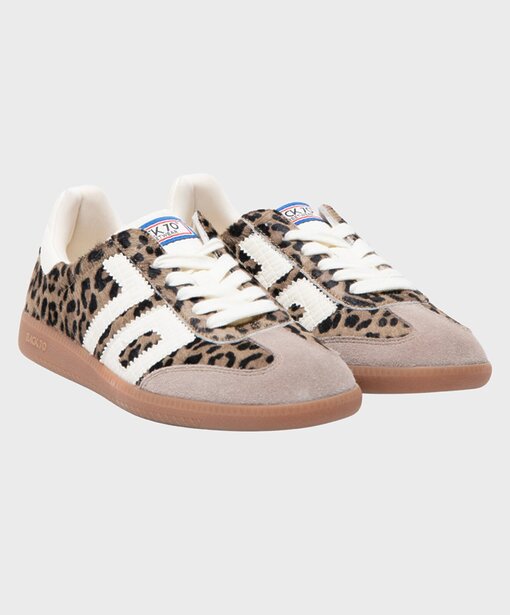 Retro Sneaker “CLOUD” – taupe/milk (BB13)