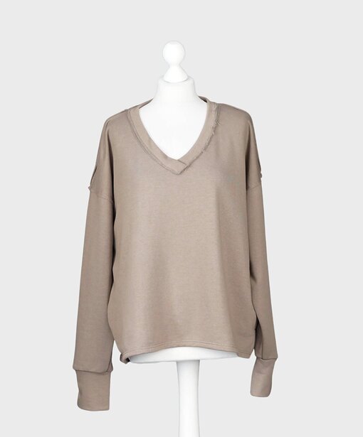 Lässiger Sweater “CALISTA” schlamm (GW53)