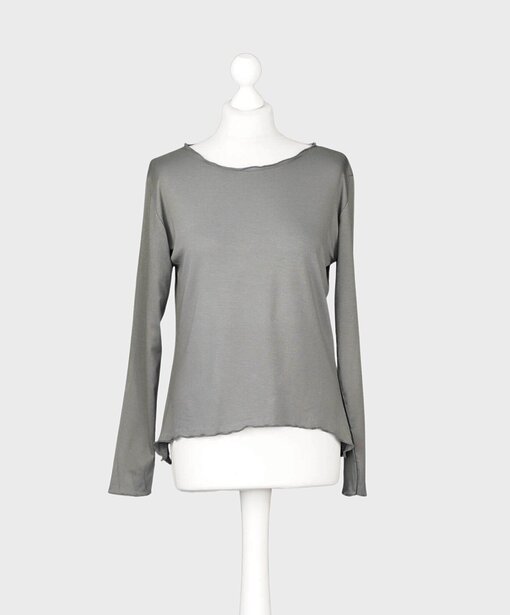 Langarmshirt “EVA” dunkelgrau (BA81)