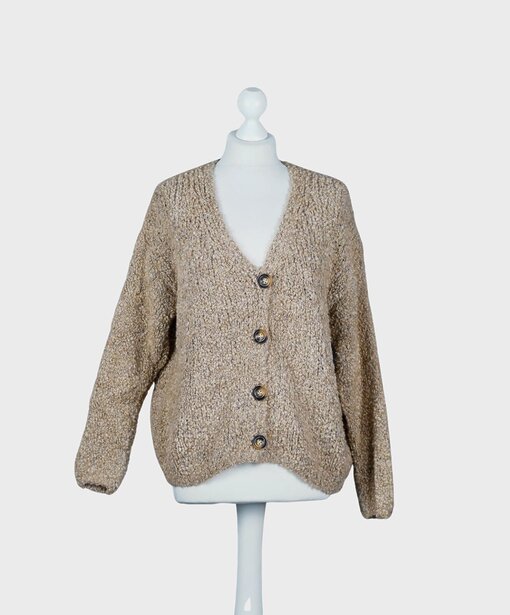 Trendiger Cardigan “ALISHA” caramel (GW42)