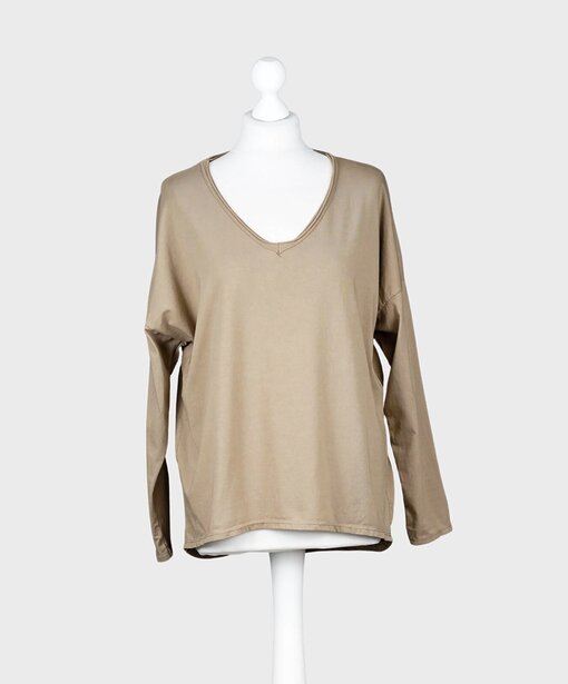 Langarm – Shirt “SASKIA SMALL” caramel (BA21)