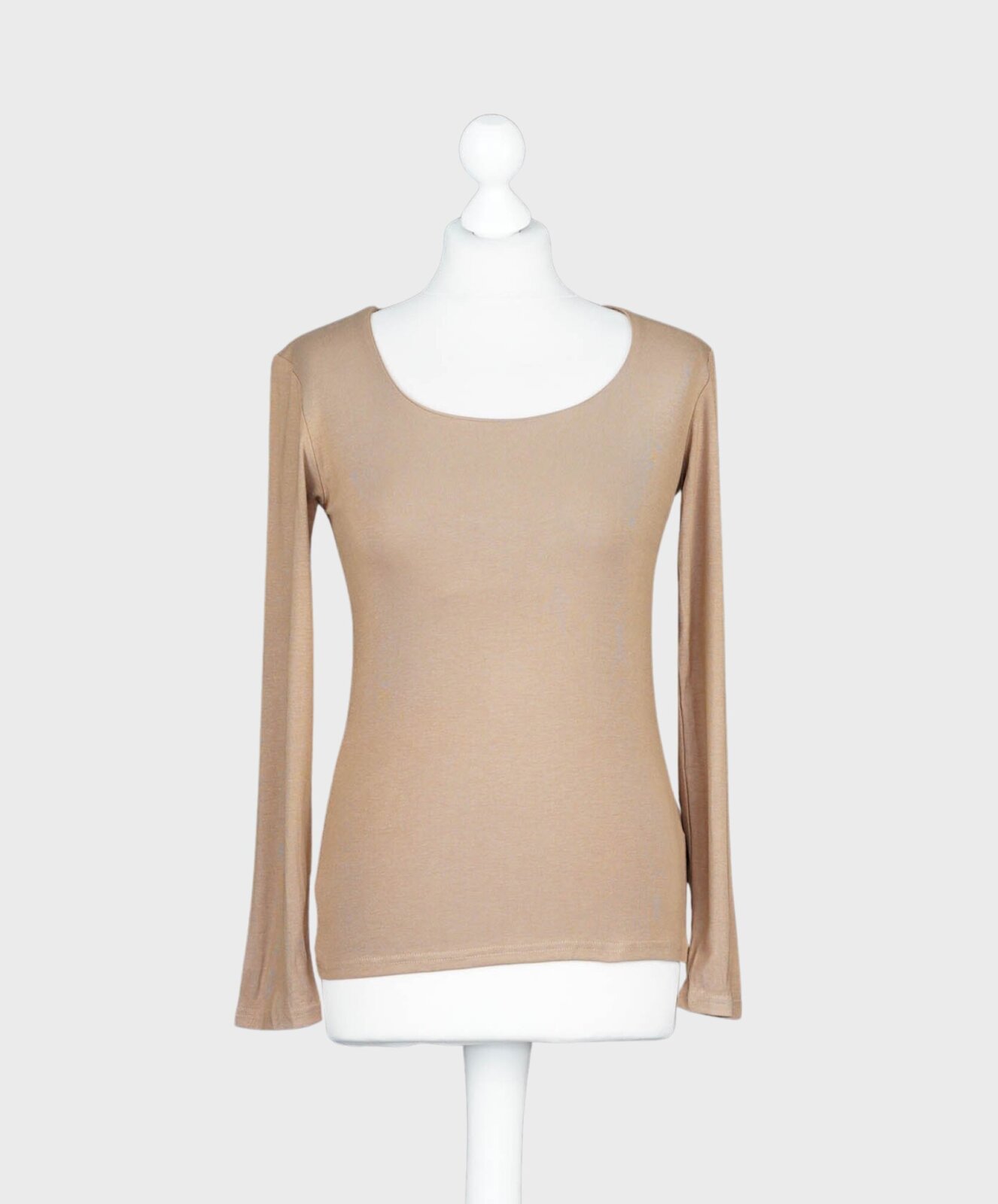 Feines Shirt “ADELE” caramel (BA61)