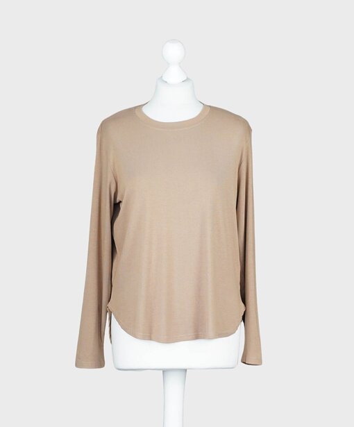 Softes Basic Shirt “AGNES” caramel (BA62)