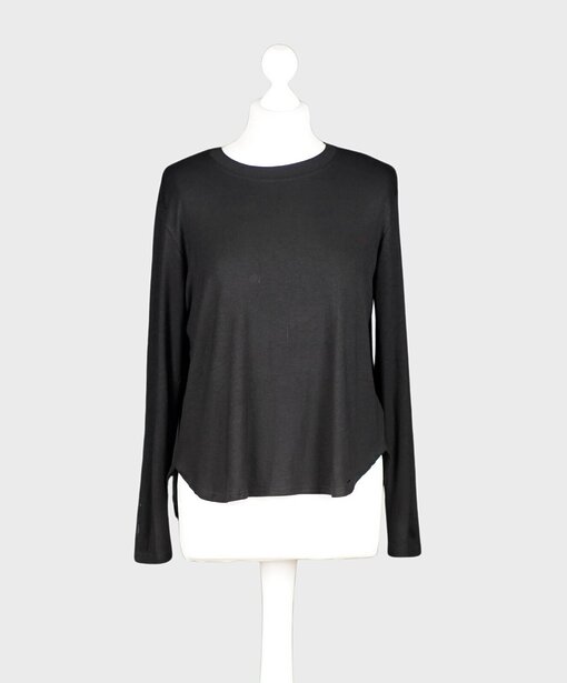 Softes Basic Shirt “AGNES” schwarz (BA62)