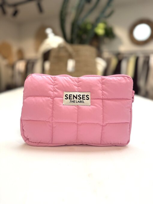 Puffer Kosmetik Bag “ALLISON” rose pink (SE39)