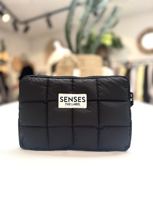 Puffer Kosmetik Bag “ALLISON” black (SE39)