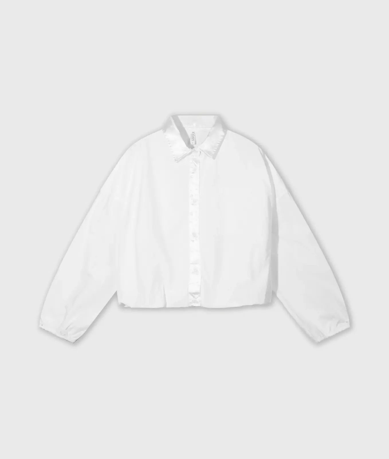 Copped Smoking Bluse “HANNI” white (10D24)