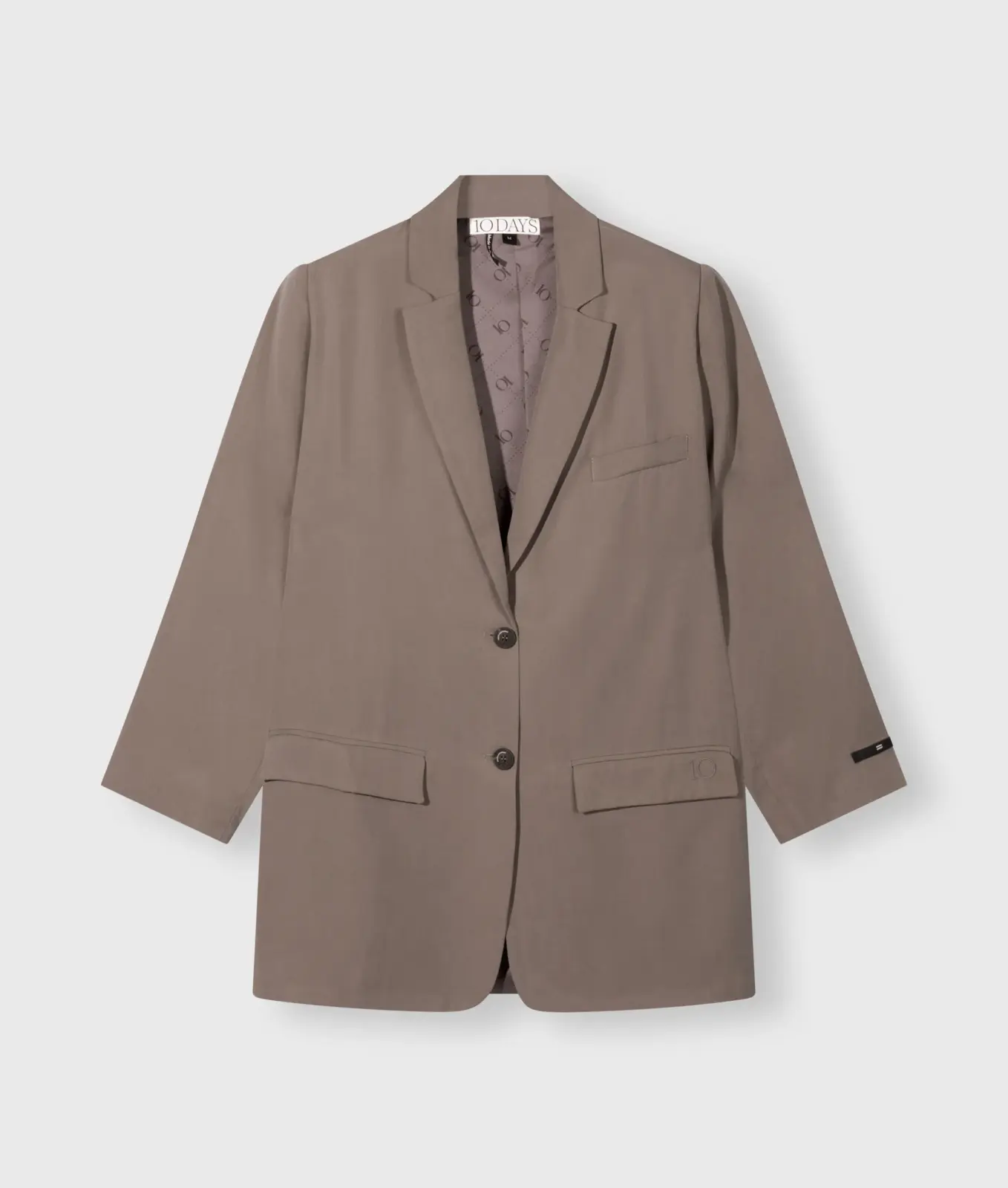 Long Flowy Blazer “ILKA” moonrock (10D26)
