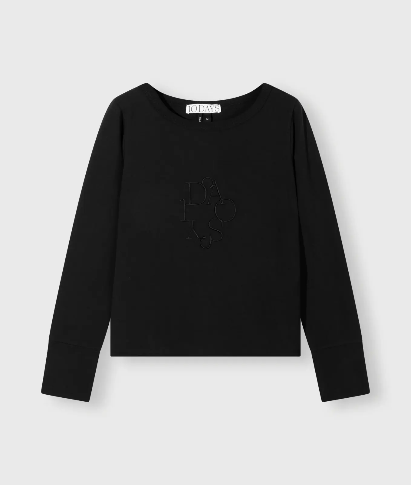 Logo Sweater “LAYLA” black (10D73)