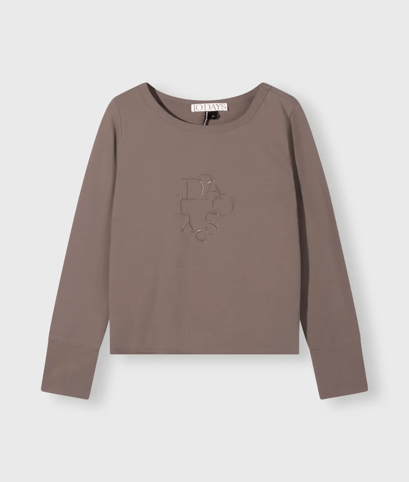 Logo Sweater “LAYLA” moonrock (10D73)