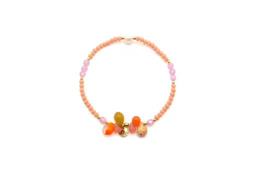 Armband “MALA SINGLE 6DROPS ROSE” (SSK32)
