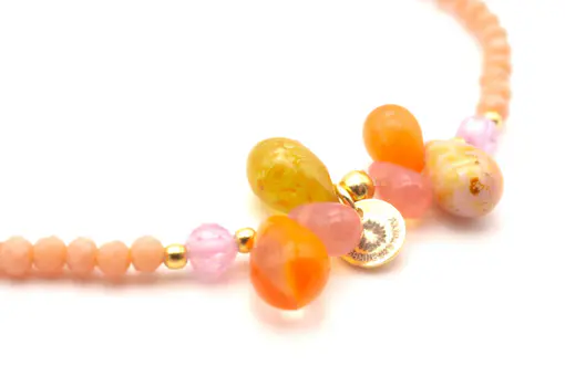 Armband “MALA SINGLE 6DROPS ROSE” (SSK32)