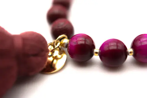 Wickelarmband “MALA TWIN BURGUNDY” (SSK18)