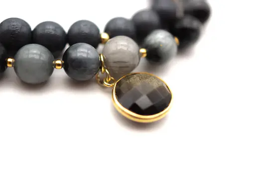 Wickelarmband “MALA TWIN GRAPHITE” (SSK02)