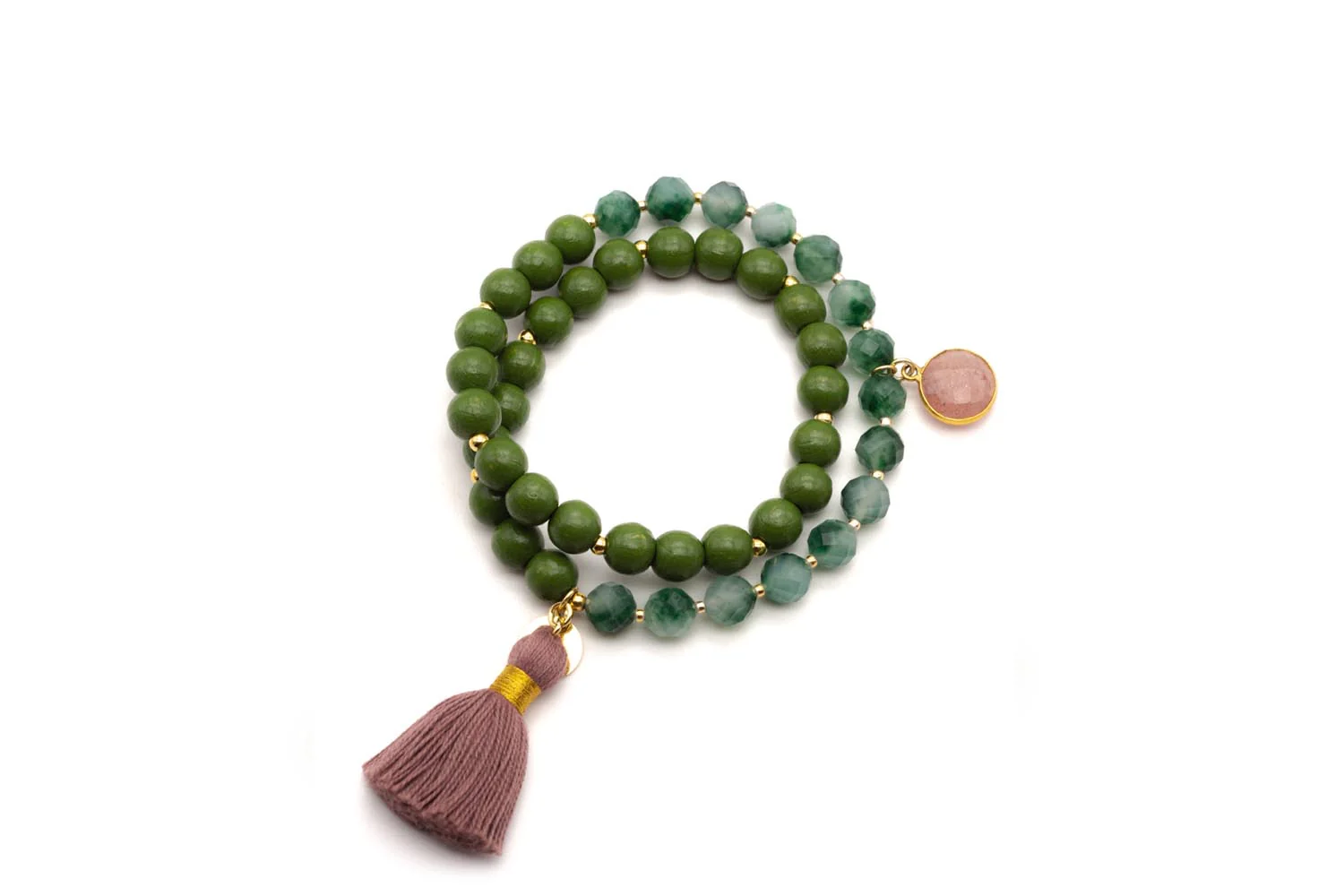 Wickelarmband “MALA TWIN OLIVE” (SSK03)