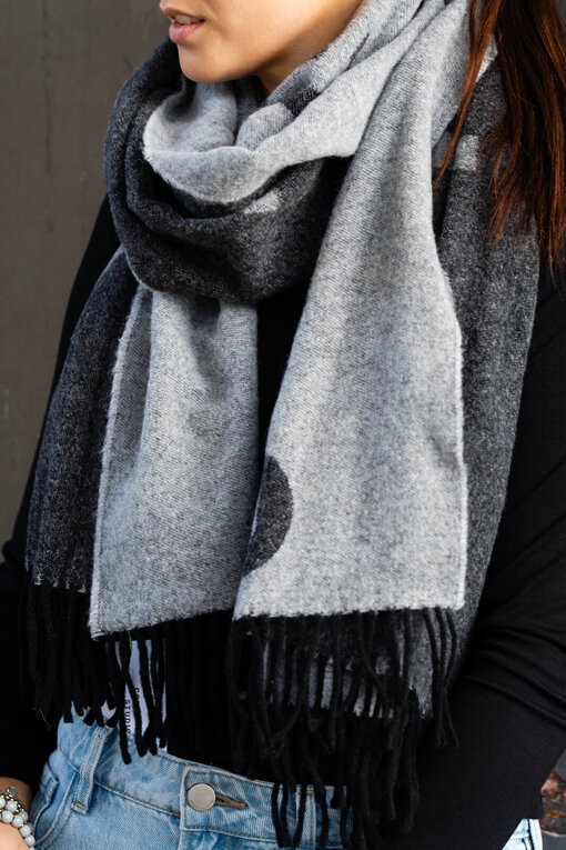 Oversized Schal “SHAWL-1” black (CPH111)
