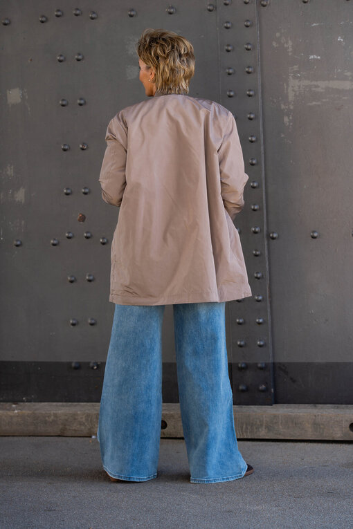 Kurzer Bombermantel “ESTRELLA” taupe (GW17)