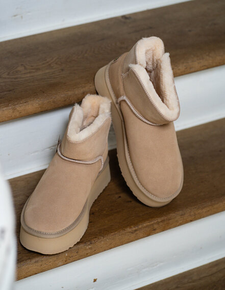 OOG - Leder Boots mit Plateausohle "JAYCE" (OOG04)